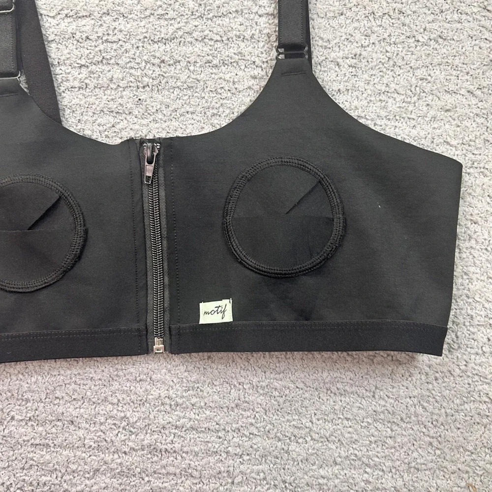 Motif Medical Hands-Free Pumping Bra Black XS-L Maternity Postpartum Nursing New